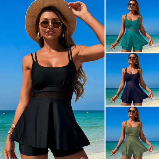🩱Dámské dvoudílné plavky Tankini s vysokým pasem🏖️