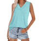 ✨Dámské bez rukávů V-Neck Zeštíhlující Loose Fit příležitostné Tank Top