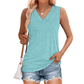 ✨Dámské bez rukávů V-Neck Zeštíhlující Loose Fit příležitostné Tank Top