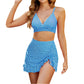 👙2025 Nový typ 49% OFF💥Vysoký pas bikiny sety dámské bříško kontrola Gingham