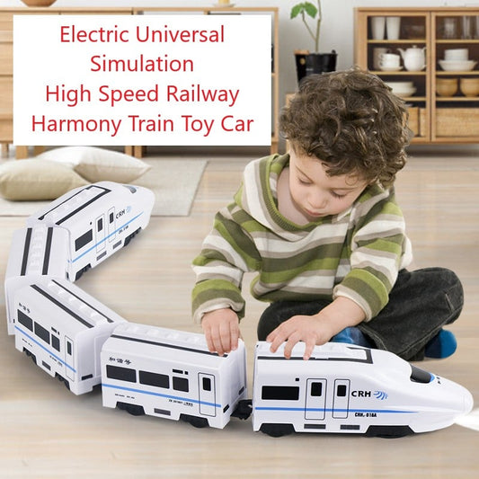 🎁Elektrický univerzální simulační vysokorychlostní vlak Harmony Train Toy