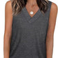 ✨Dámské bez rukávů V-Neck Zeštíhlující Loose Fit příležitostné Tank Top