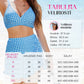 👙2025 Nový typ 49% OFF💥Vysoký pas bikiny sety dámské bříško kontrola Gingham