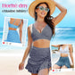 👙2025 Nový typ 49% OFF💥Vysoký pas bikiny sety dámské bříško kontrola Gingham