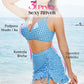 👙2025 Nový typ 49% OFF💥Vysoký pas bikiny sety dámské bříško kontrola Gingham