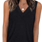 ✨Dámské bez rukávů V-Neck Zeštíhlující Loose Fit příležitostné Tank Top