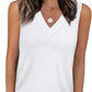 ✨Dámské bez rukávů V-Neck Zeštíhlující Loose Fit příležitostné Tank Top