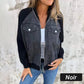 💖Nová módní dámská kreativní džínová bunda Splicing Jacket