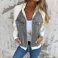 💖Nová módní dámská kreativní džínová bunda Splicing Jacket