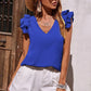 👚Ležérní košile s výstřihem do V