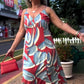 🌺Rochie tipărită casual cu curea spaghetti pentru femei