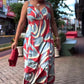 🌺Rochie tipărită casual cu curea spaghetti pentru femei