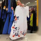 🌺Dámské šaty s kulatým výstřihem a nepravidelným lemem s potiskem