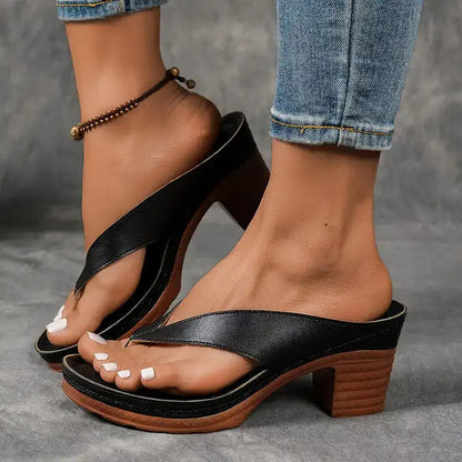 👡Dámské letní žabky na vysokém podpatku✨