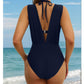 🏖️ Dámské jednobarevné plavky se zavazováním, 2 kusy👙