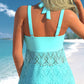 【S-3XL】🩱Krajkové plavky s výstřihem do V Dvoudílný set🏖️