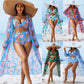 🏖️🌸Costum de baie sexy din trei piese pentru femei cu imprimeu floral👙