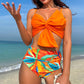 👙Dámský komplet plavek s vysokým pasem a motýlkem🏖️