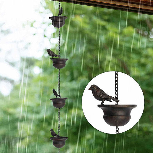 🐦Dešťový řetěz s motivem ptáka