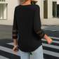 🌿[S-3XL]💖Klasický, pevný top s výstřihem do V a 3/4 rukávy – pohodlný a vhodný pro každou příležitost
